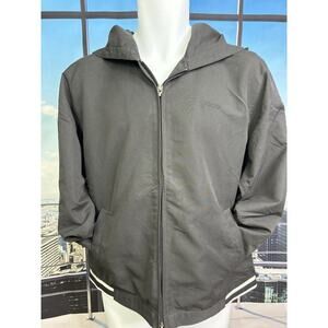 IZOD Lightweight Black Soft Women’s Jacket Size Large Full Zip